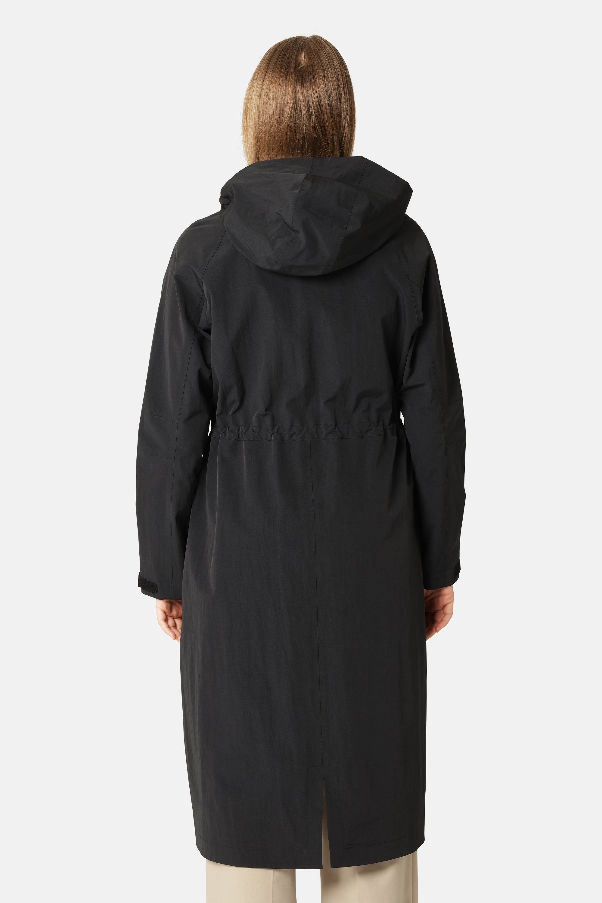 Technical Long Raincoat - Dark Indigo